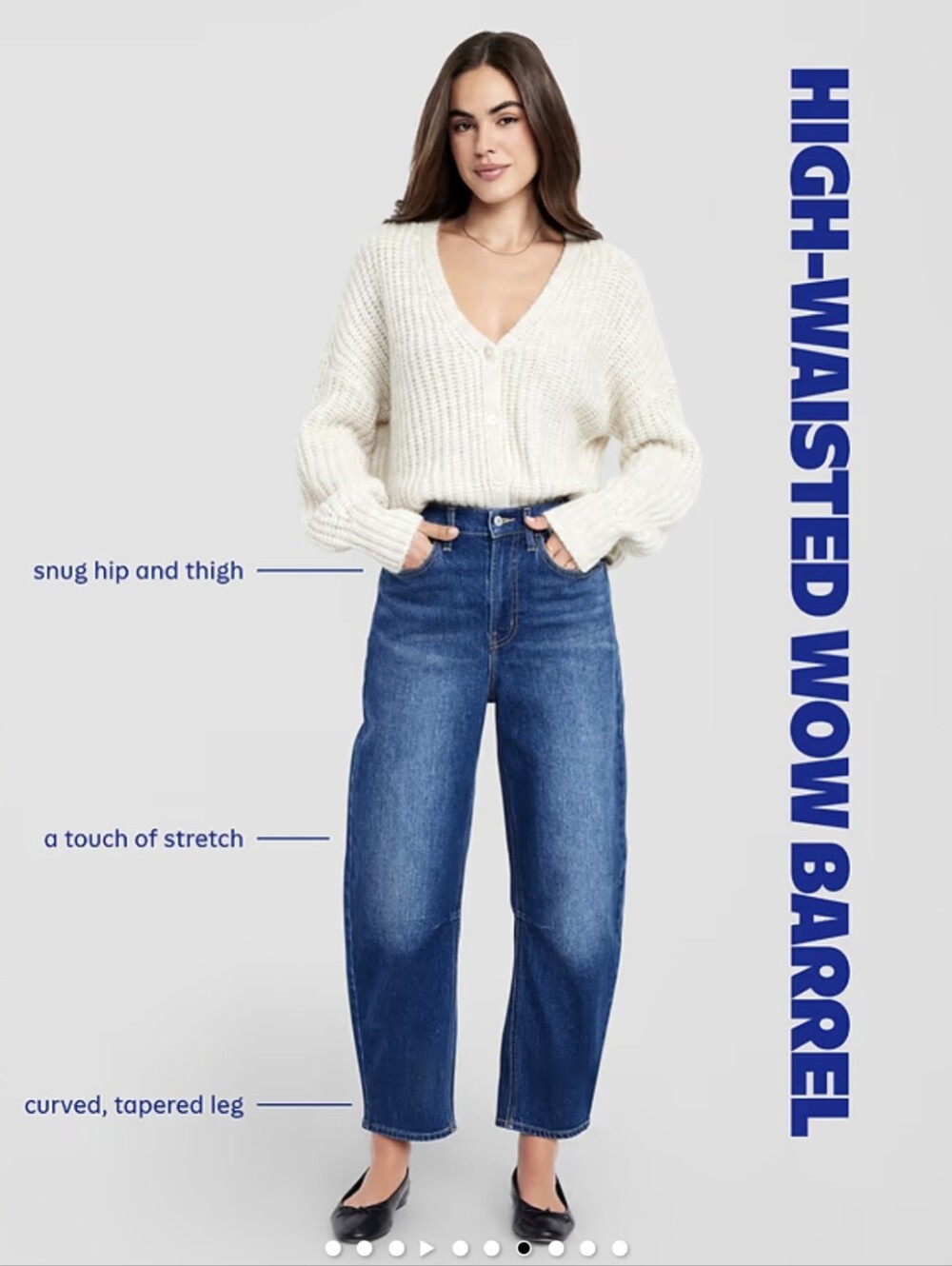 OLD NAVY | wow high-waisted barrel ankle jeans